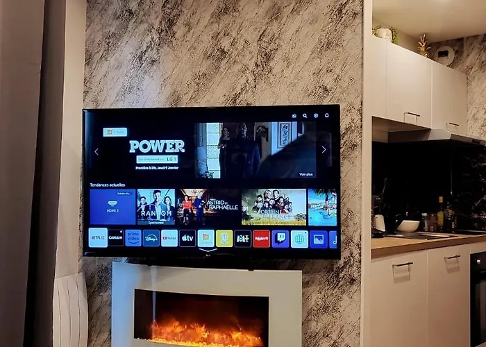 Cosy Au Rdc Parking Prive, Terasse, Wifi 아파트 알랑송